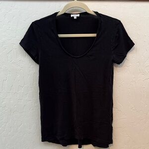 Splendid women’s black scoop neck Tshirt small